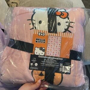 Hello Kitty Pink Plush Blanket